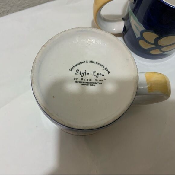 2 Style Eyes by Baum Bros - Flower Power Collection mugs - Picture 8 of 9